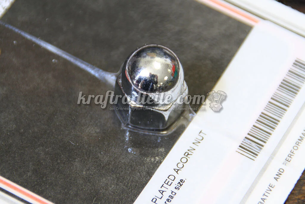 1/2"-20 Hutmutter, verchromt