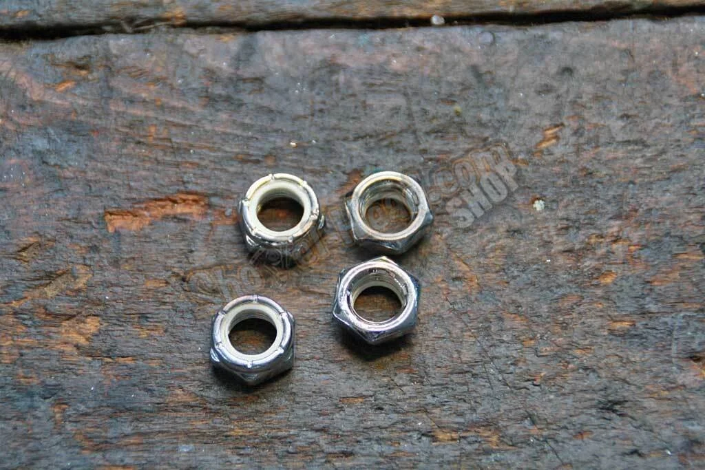 1/2"-20 Mutter, flach, verchromt, selbstsichernd, UNF