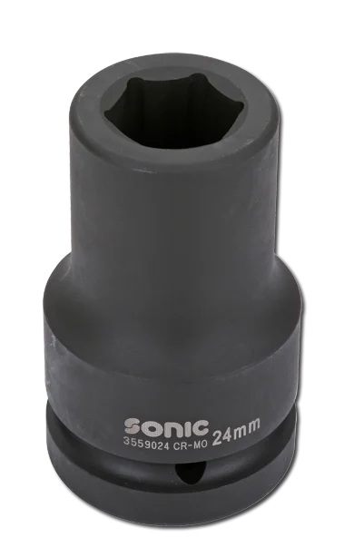 1'' Schlagschraub-Nuss, 6-kant, lang, 25mm