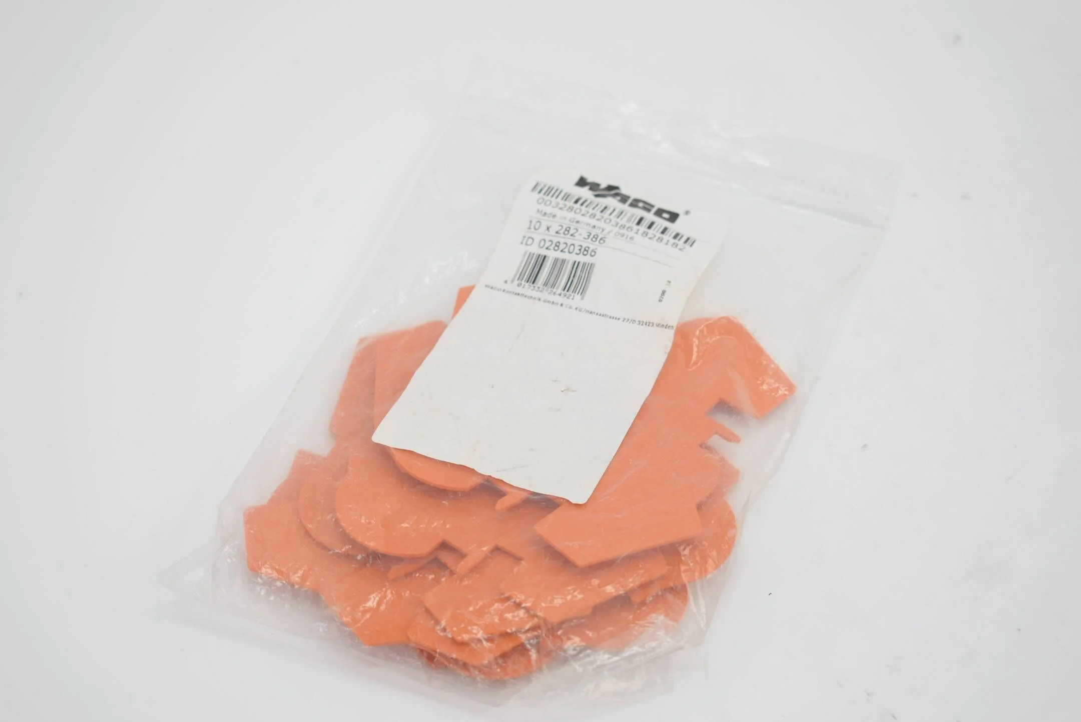 10 Stück Wago Abschluss und Trennplatte 282-386 ( 282386 )