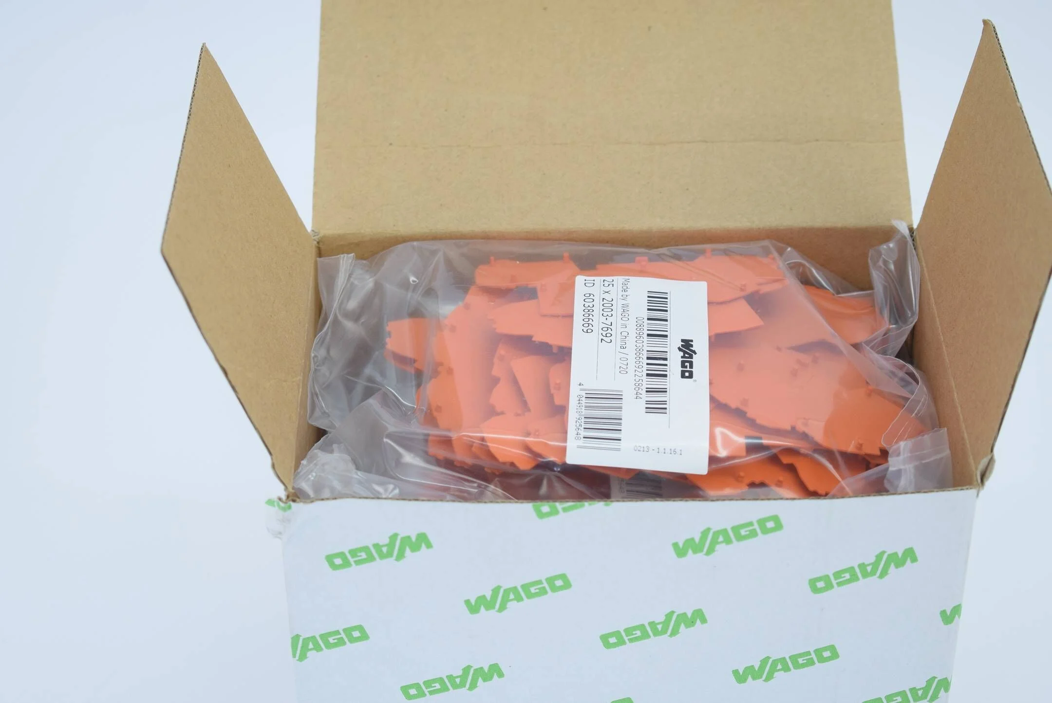 100 Stück Wago Abschluss - und Zwischenplatte 2003-7692 ( 20037692 )