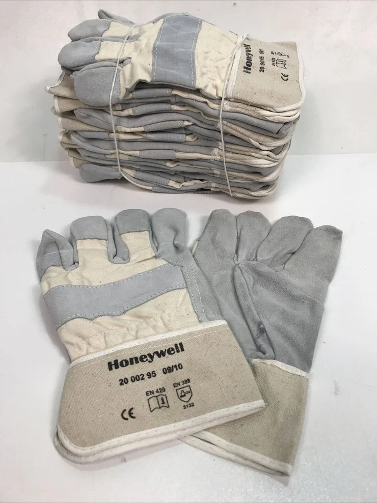 10x Honeywell Arbeitshandschuhe Rindspaltleder Handschuhe Kategorie 2 Größe 9/10