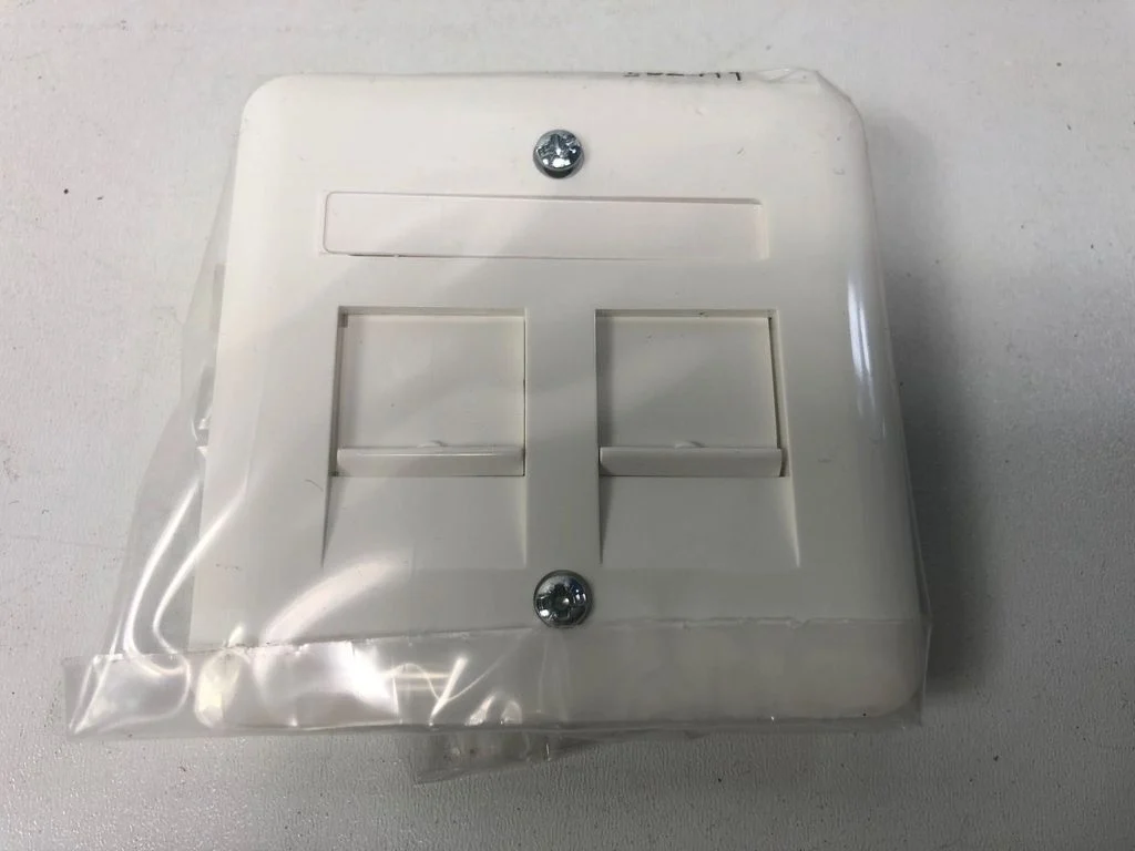 10x PEHA D 80.610.02 Zentralplatte Beschriftungsfeld 2 Verschluss-Schieber