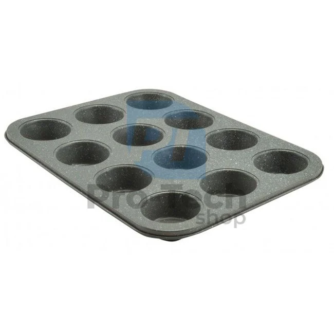 12-teilige Muffinform mit Marmoroberfläche Grey 51408
