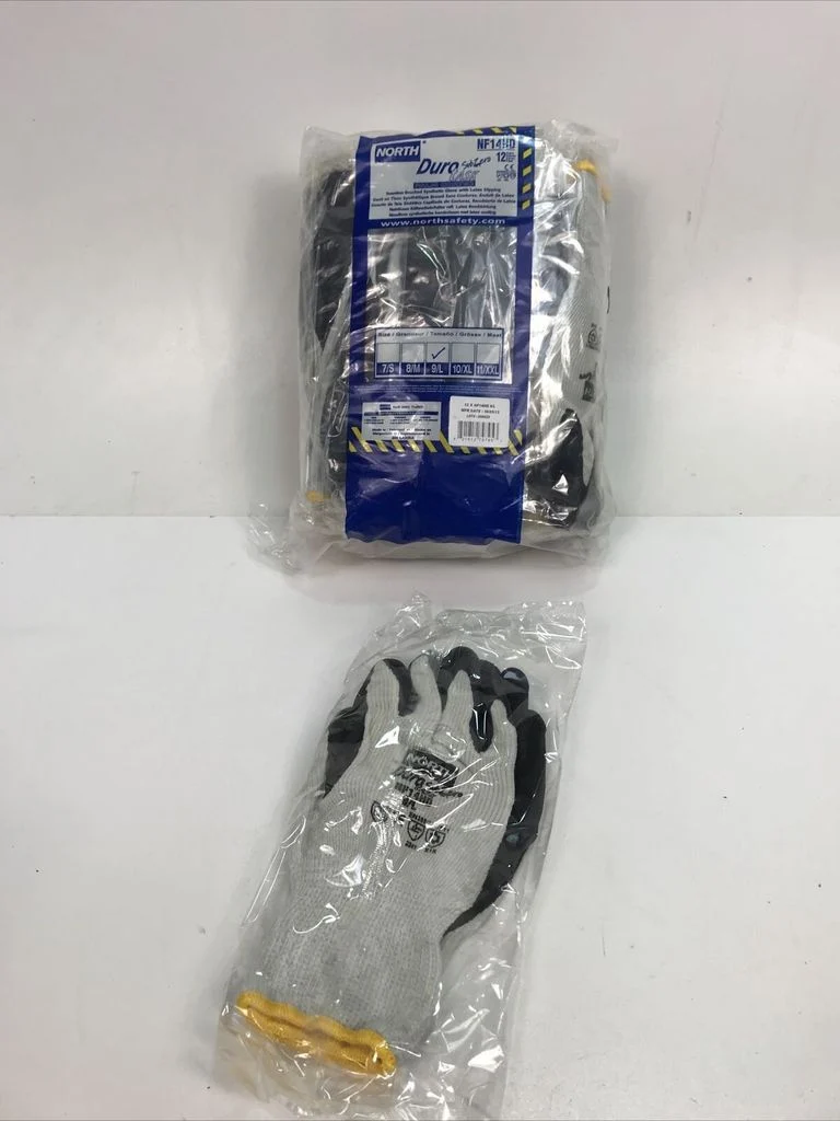 12x Handschuhe North Duro NF14HD Winterhandschuhe Futter Latexbeschichtung Gr.9