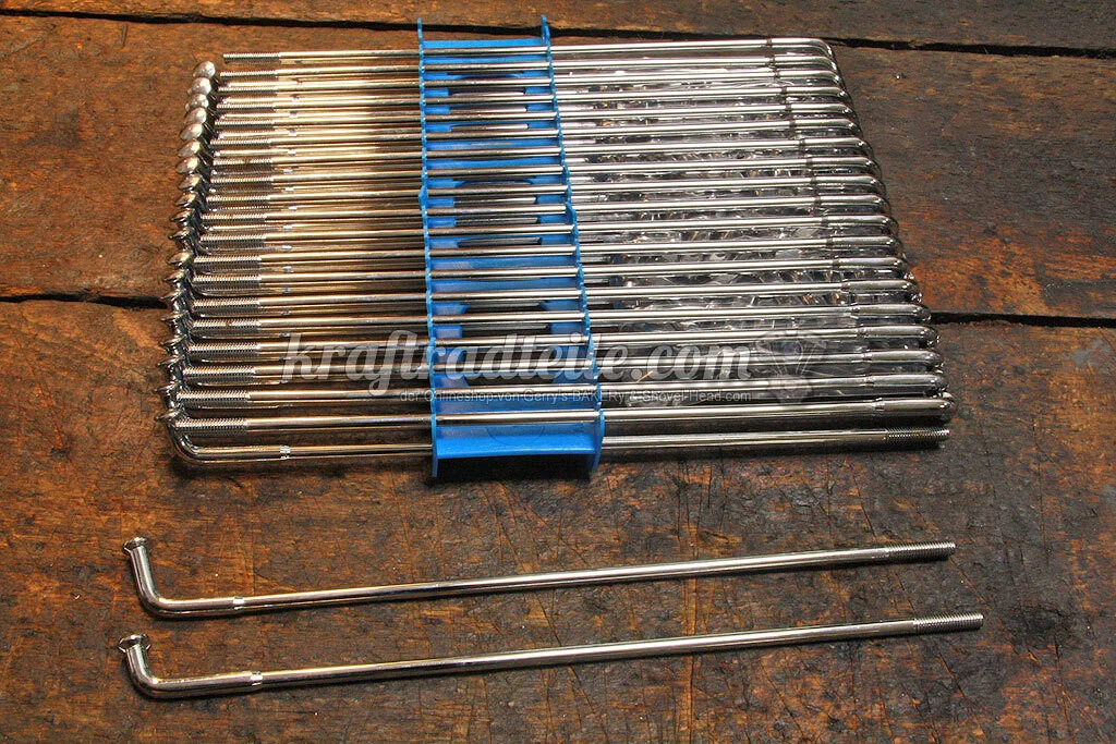 19" Speichensatz, verchromt, für schmale Alunabe, 73-99 FX-Style