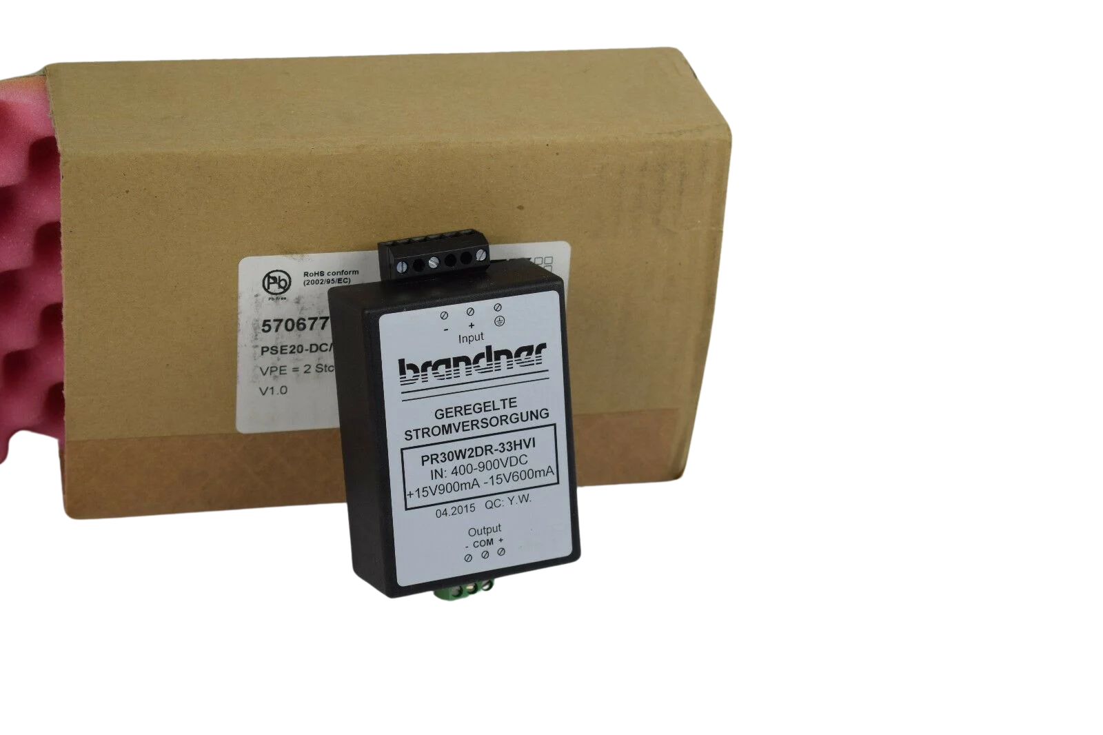 2x Brandner geregelte Stromversorgung 570677 V1.0