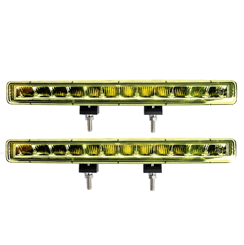 2x Led Lightbar 13" gelb36W 1595lm einreihigmit E-Prüfzeichen