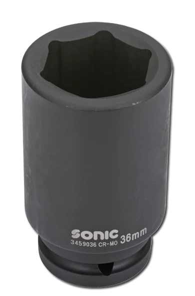 3/4'' Schlagschraub-Nuss, 6-kant, lang, 35mm