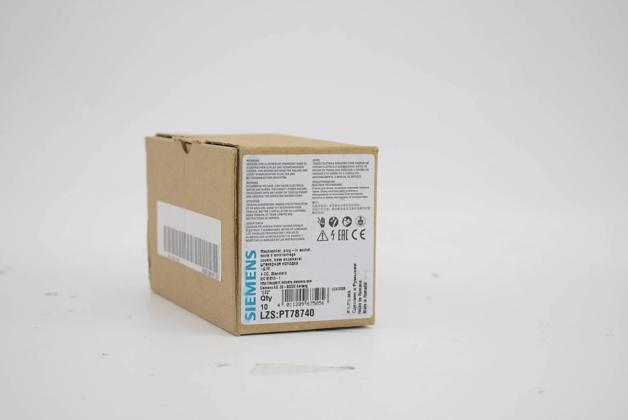 4Stk Siemens Stecksockel für PT-Relais 4 Wechsler LZS:PT78740 ( LZS:PT78740 ) E2