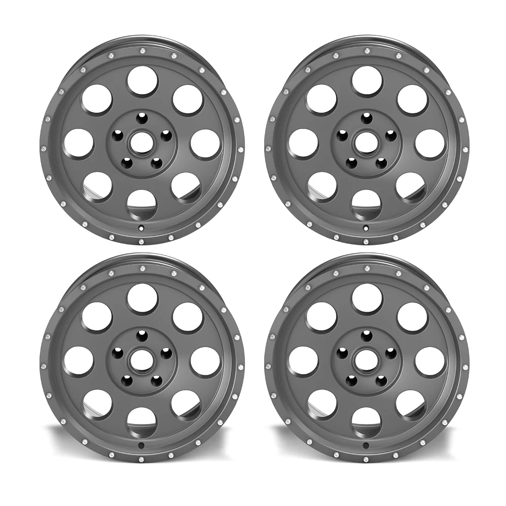 4x ASP Alloys Alufelge 1426Gunmetal Grau 8,5x18 ET +32