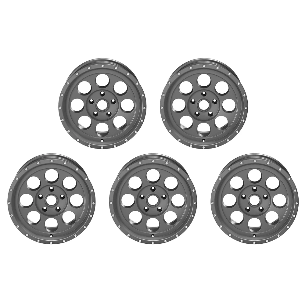 5x ASP Alloys Alufelge 1426Gunmetal Grau 8,5x17 ET +12