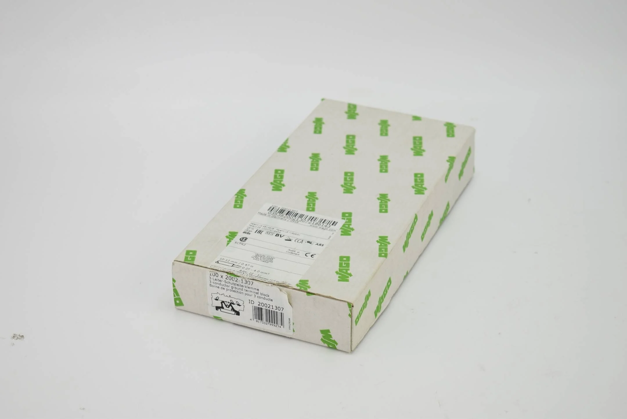 63 Stück 3-Leiter-Schutzleiterklemme 2002-1307 ( 20021307 )