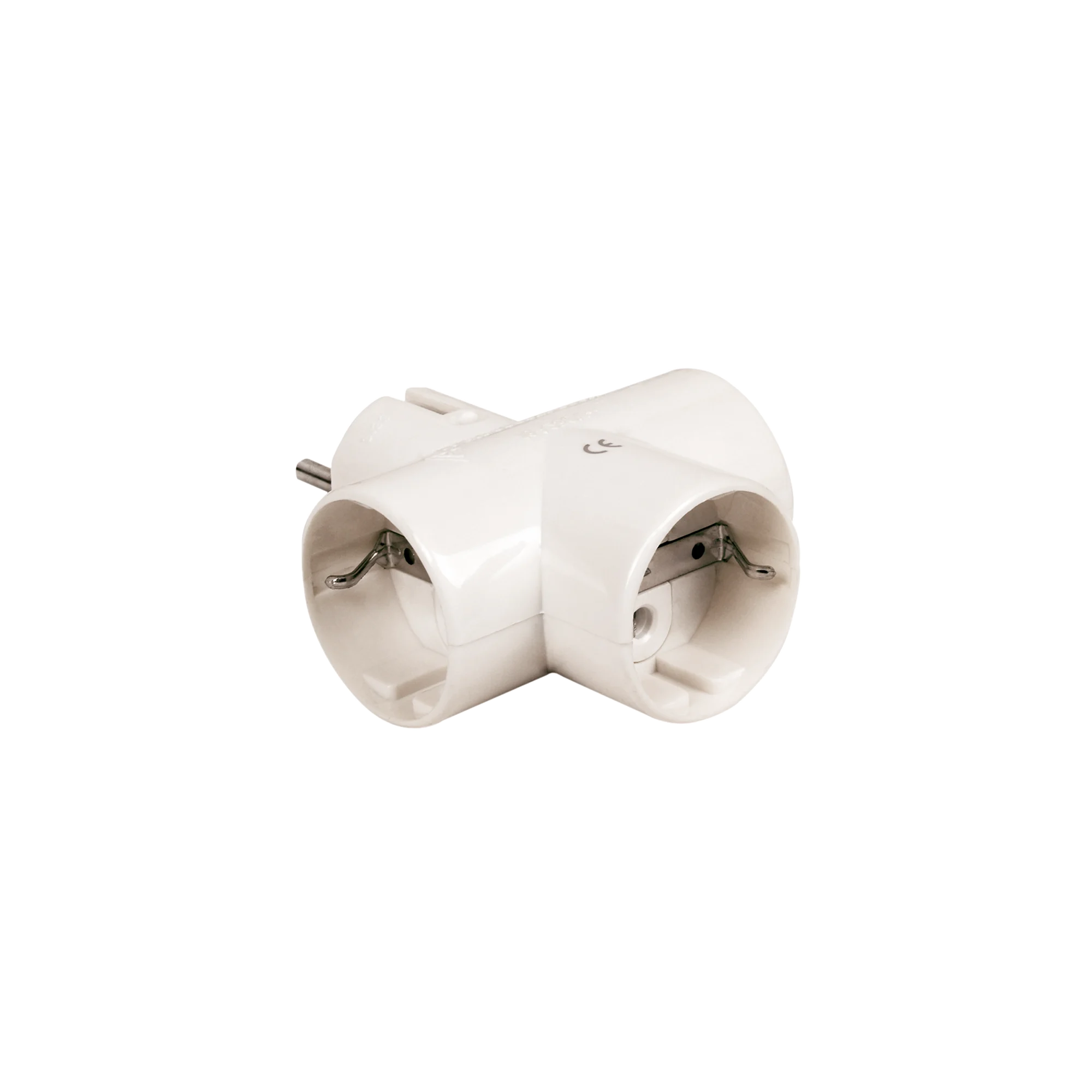 ASLO 3-Wege-Schuko-Adapter Bl AS300B