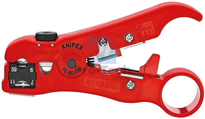 Abisolierwerkzeug für Koaxialkabel 125 mm KNIPEX 07770