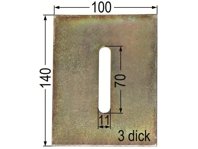 Abstreifer 3x100x140 zu Lely 1163223040