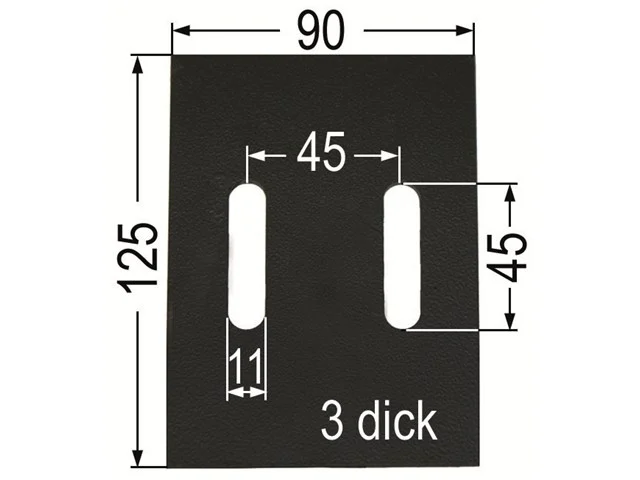 Abstreifer 3x90x125 zu Feraboli C648921