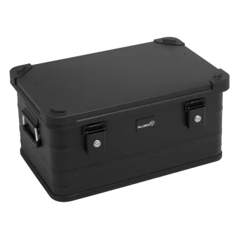 ALUBOX Alukiste schwarz mit Stapelecken E47 Liter