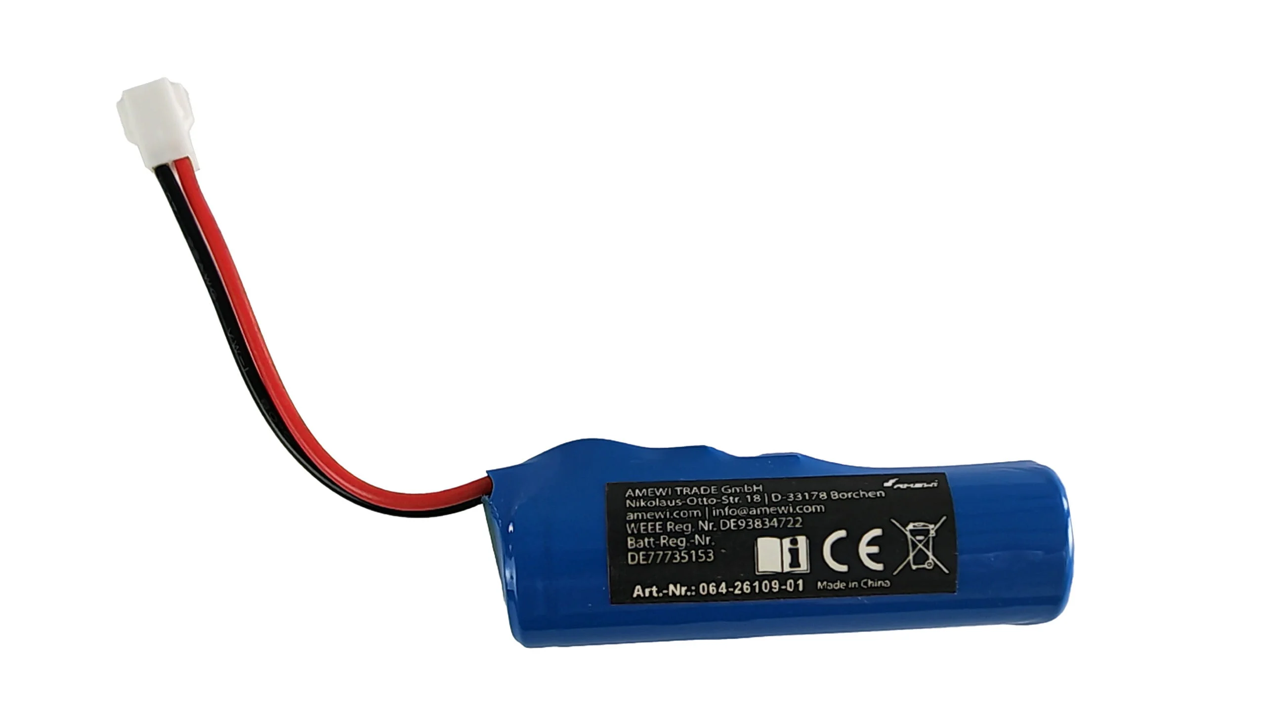 Amewi Li-Ion Akku 1S 3,7V 600mAh, Molex