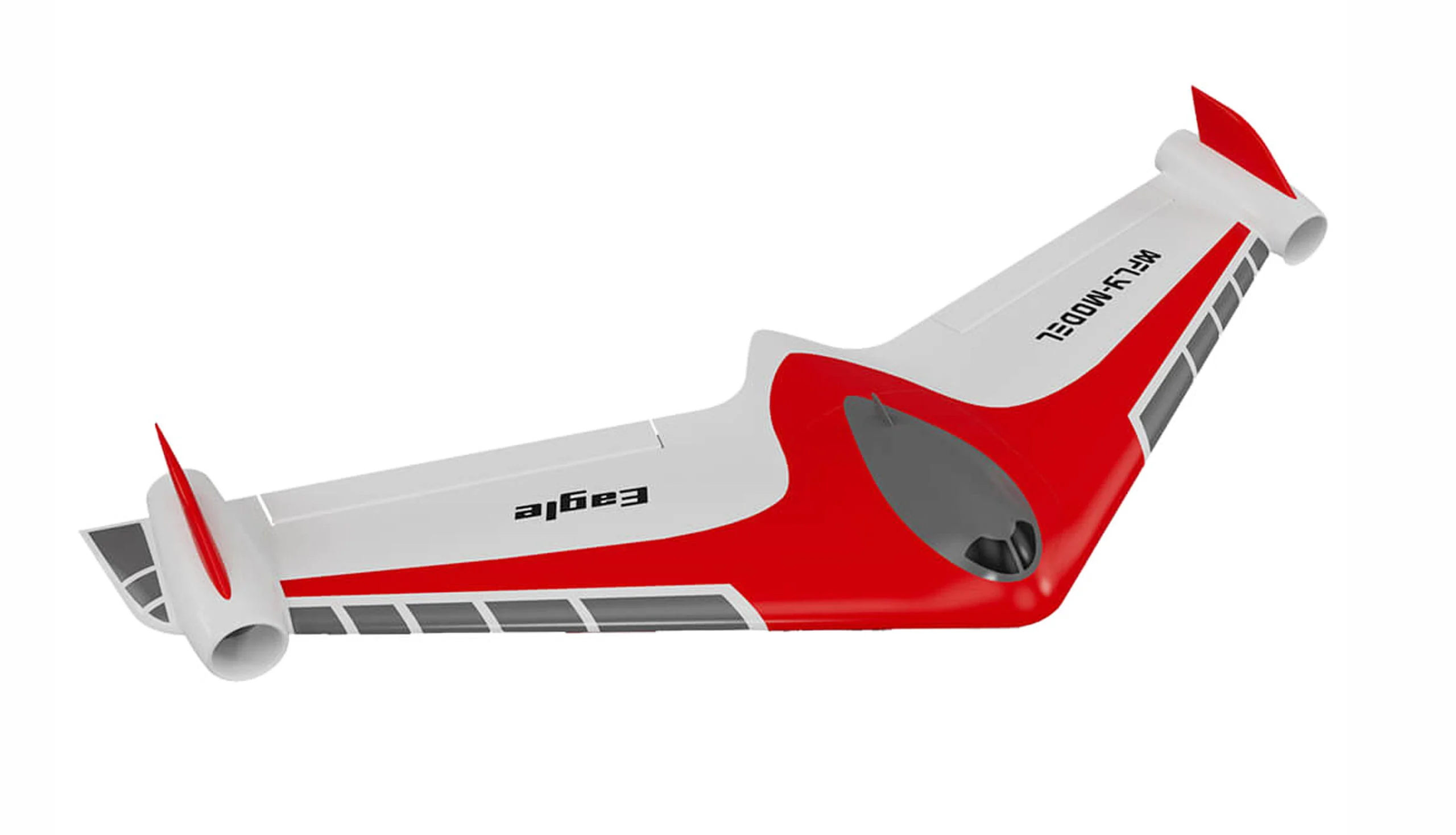 Amewi RC Flugzeug XFly Eagle Twin V2 40mm EDF PNP Nurflügler rot