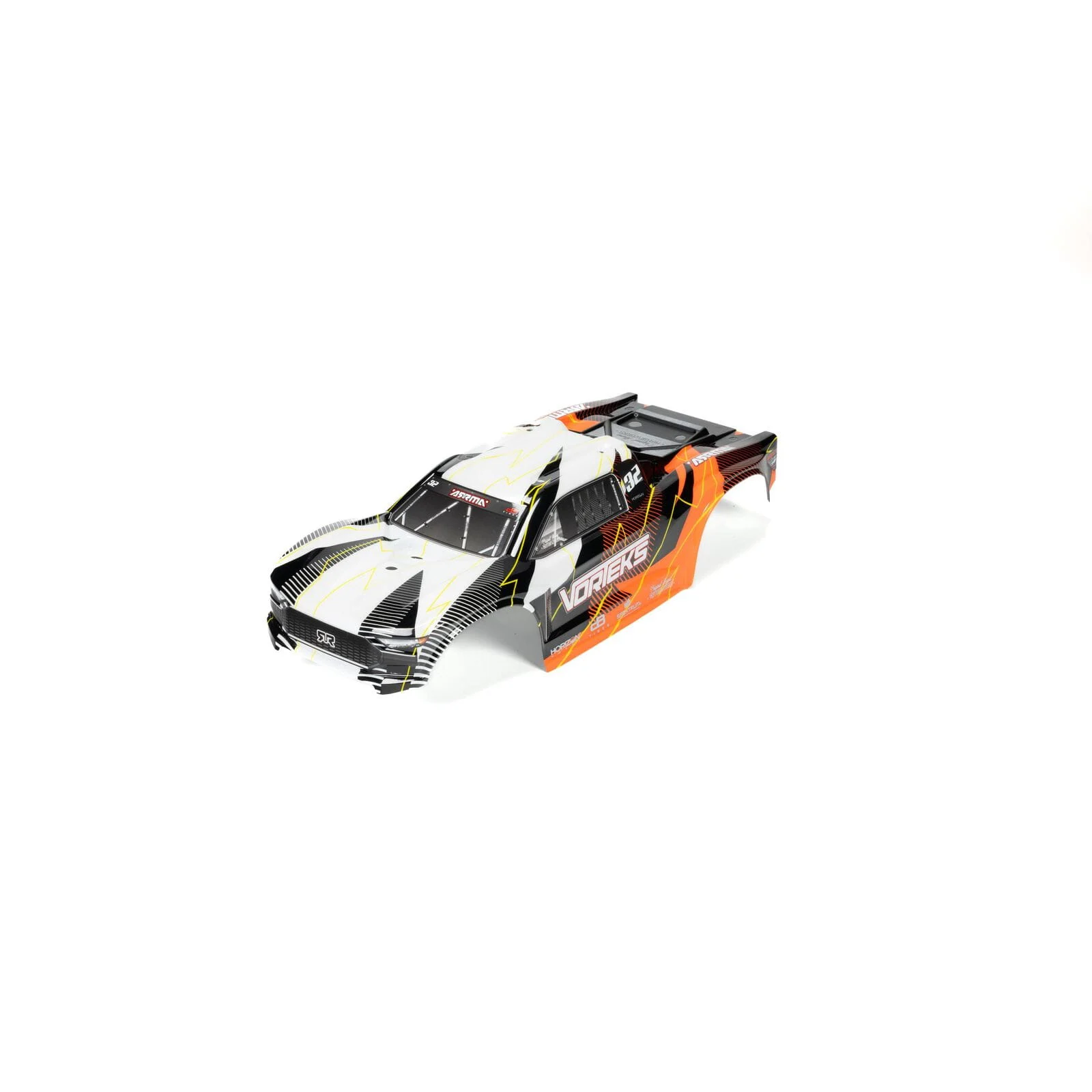 Arrma 1:10 Clipless Lackiert Karosserie Set mit Decals Orange: VORTEKS 2WD