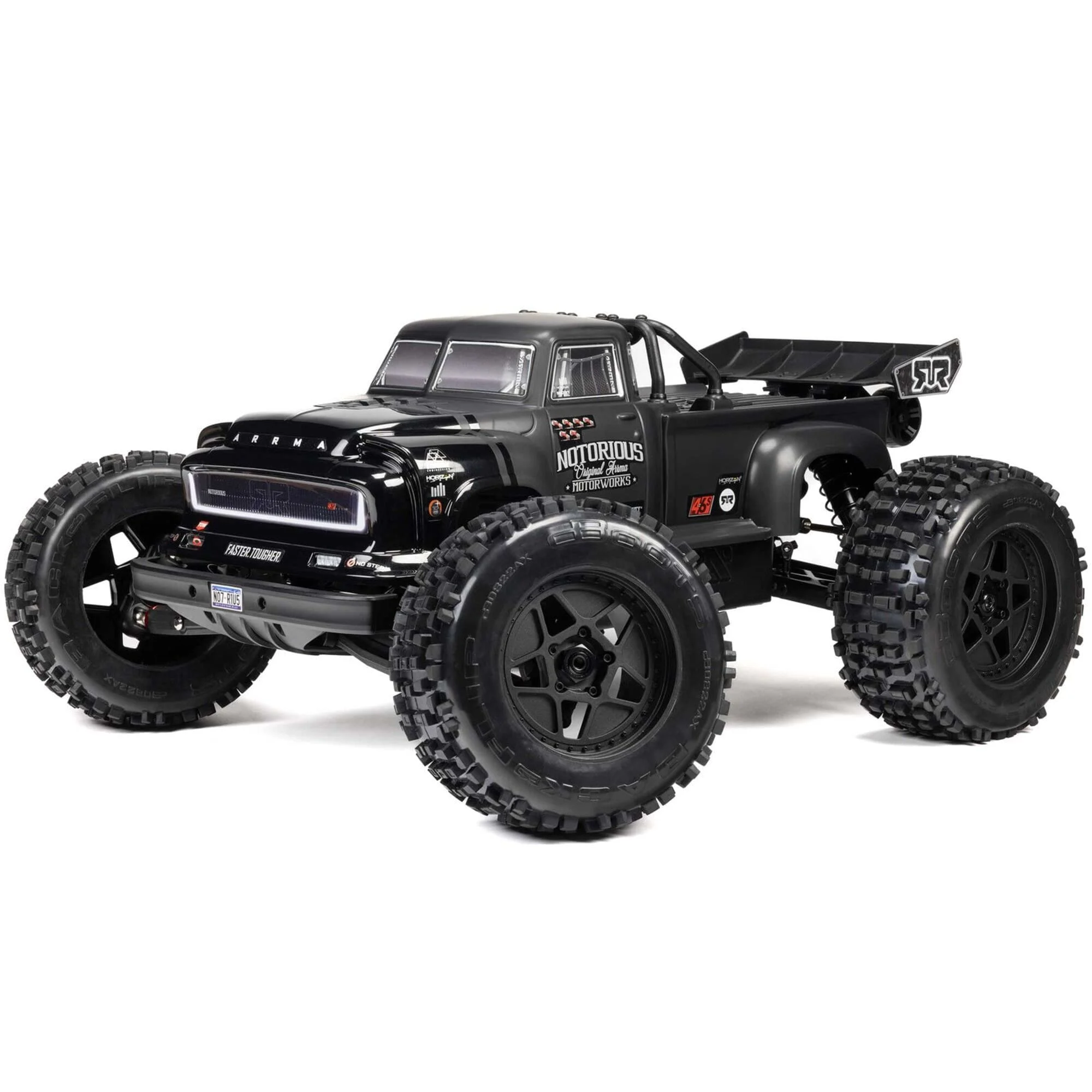 Arrma 1:8 Maßstab Notorious 6S V6 4x4 BLX Brushless Stunt Truck RTR