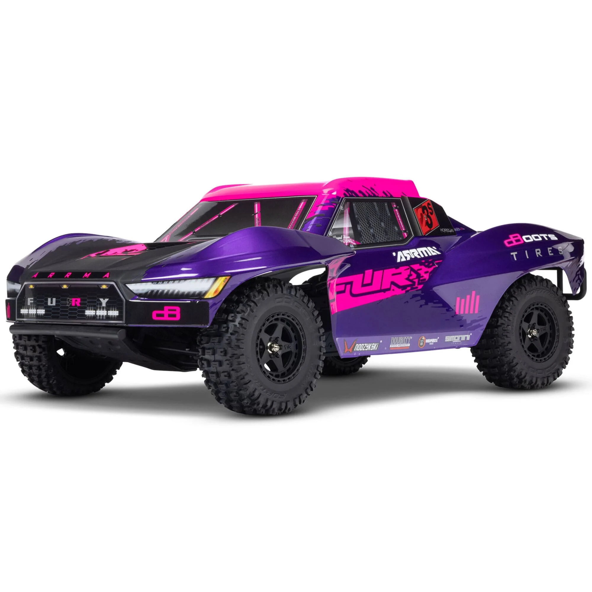 Arrma FURY 223S 2WD Brushless Short Course Truck RTR mit DSC und bis zu 80 km/h Blau