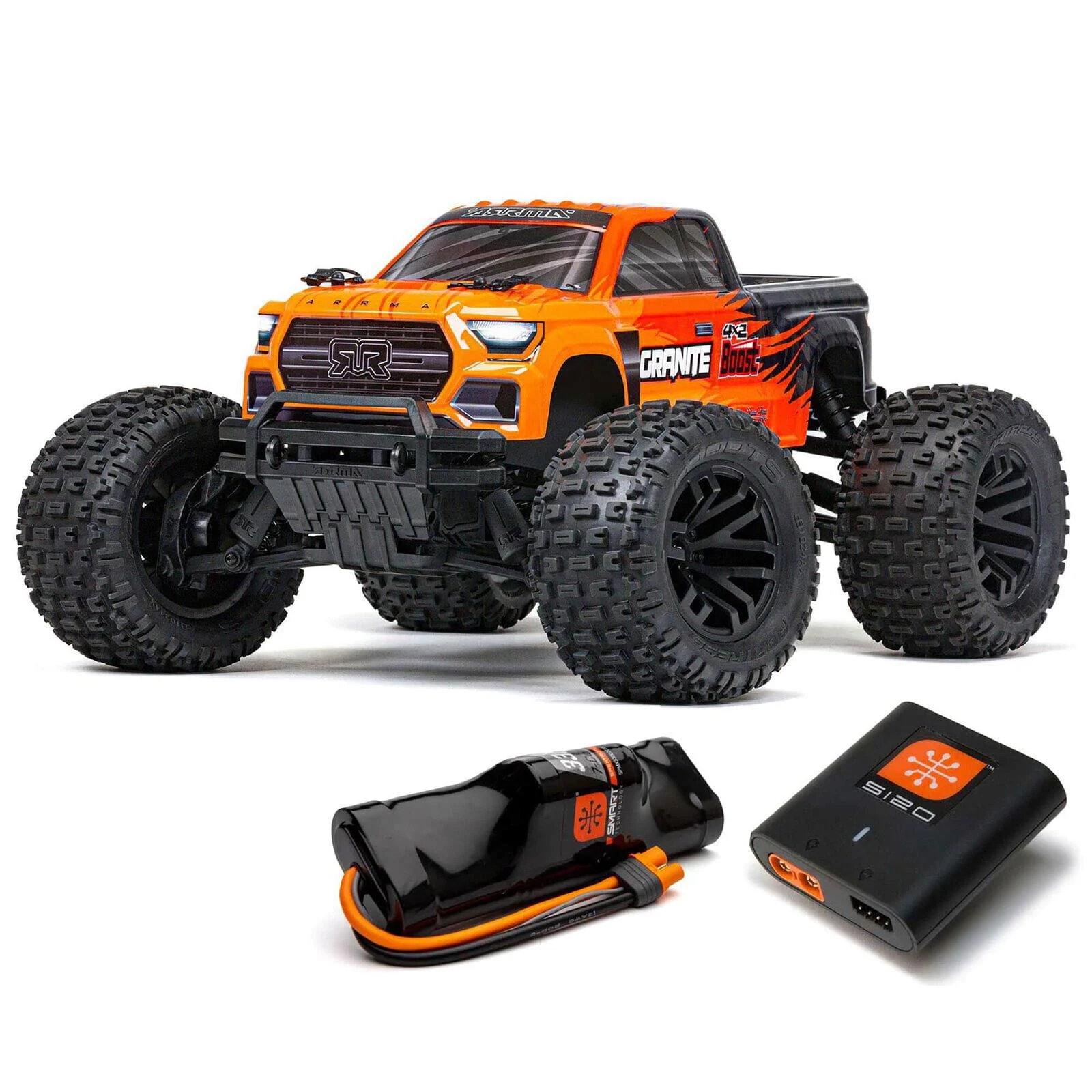 Arrma GRANITE 4X2 BOOST MEGA 550 Monster Truck RTR 1:10 mit Akku, Lader