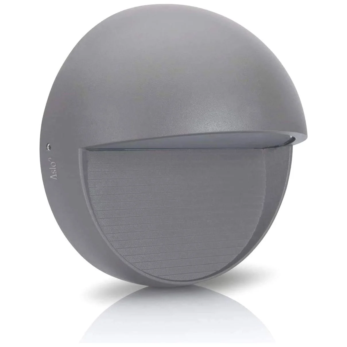 ASLO Stylische runde LED Design Außenleuchte Outdoor LED 6W - 3000k - LED Outdoor Wandleuchte - ASAL630