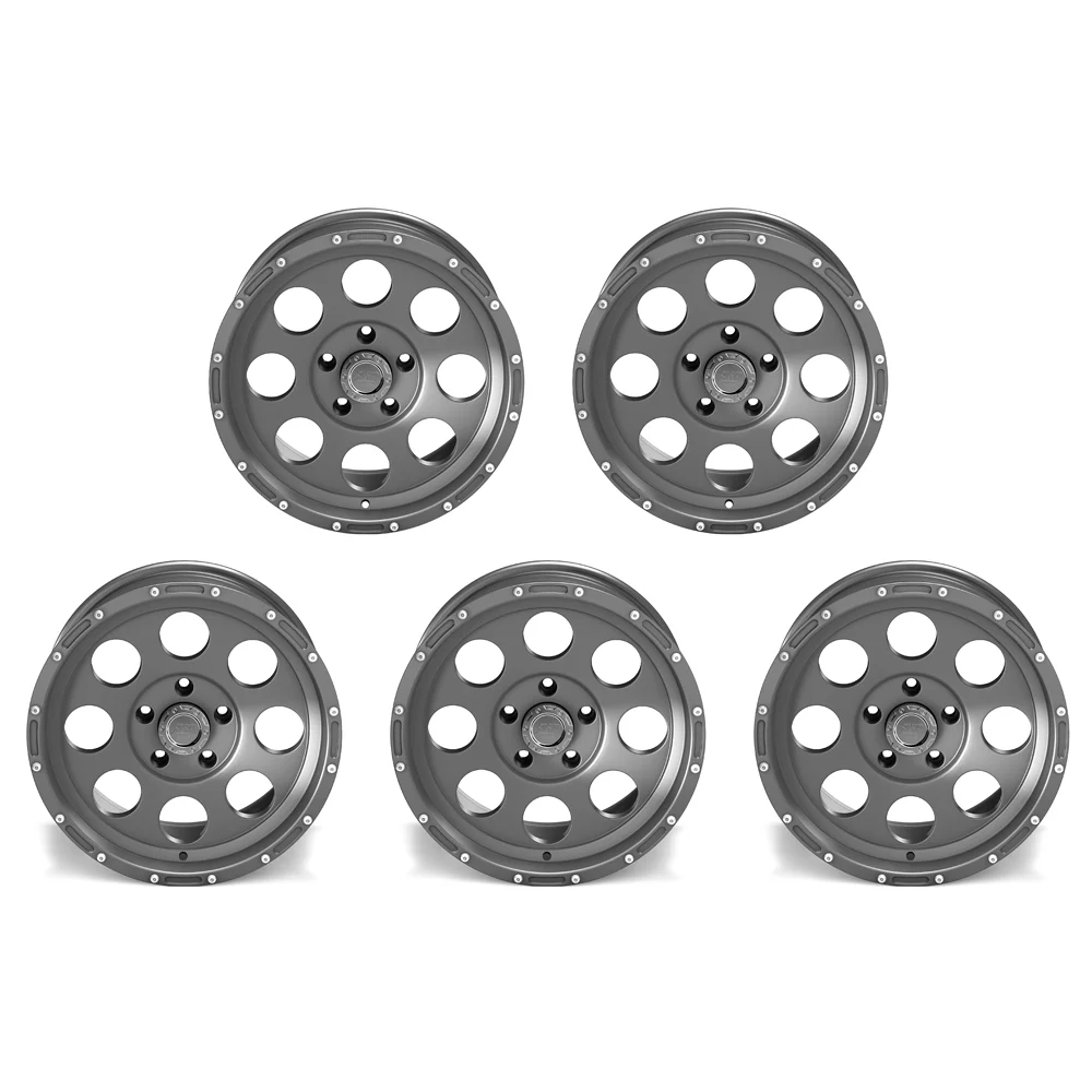 ASP Alloys Alufelgen Set 1422gunmetal grey 9x17 ET +16 mit TÜV-Gutachten