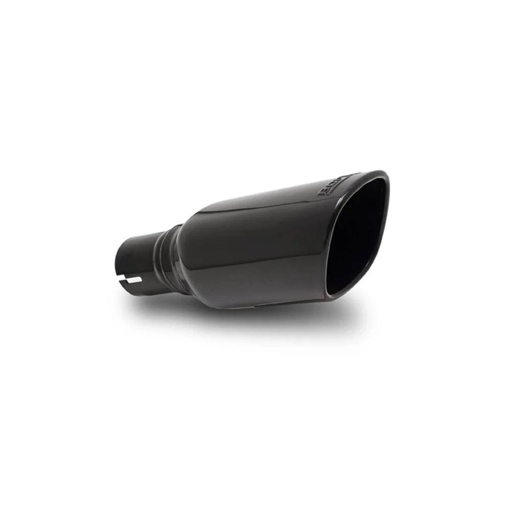 Auspuffblendeschwarz eckig