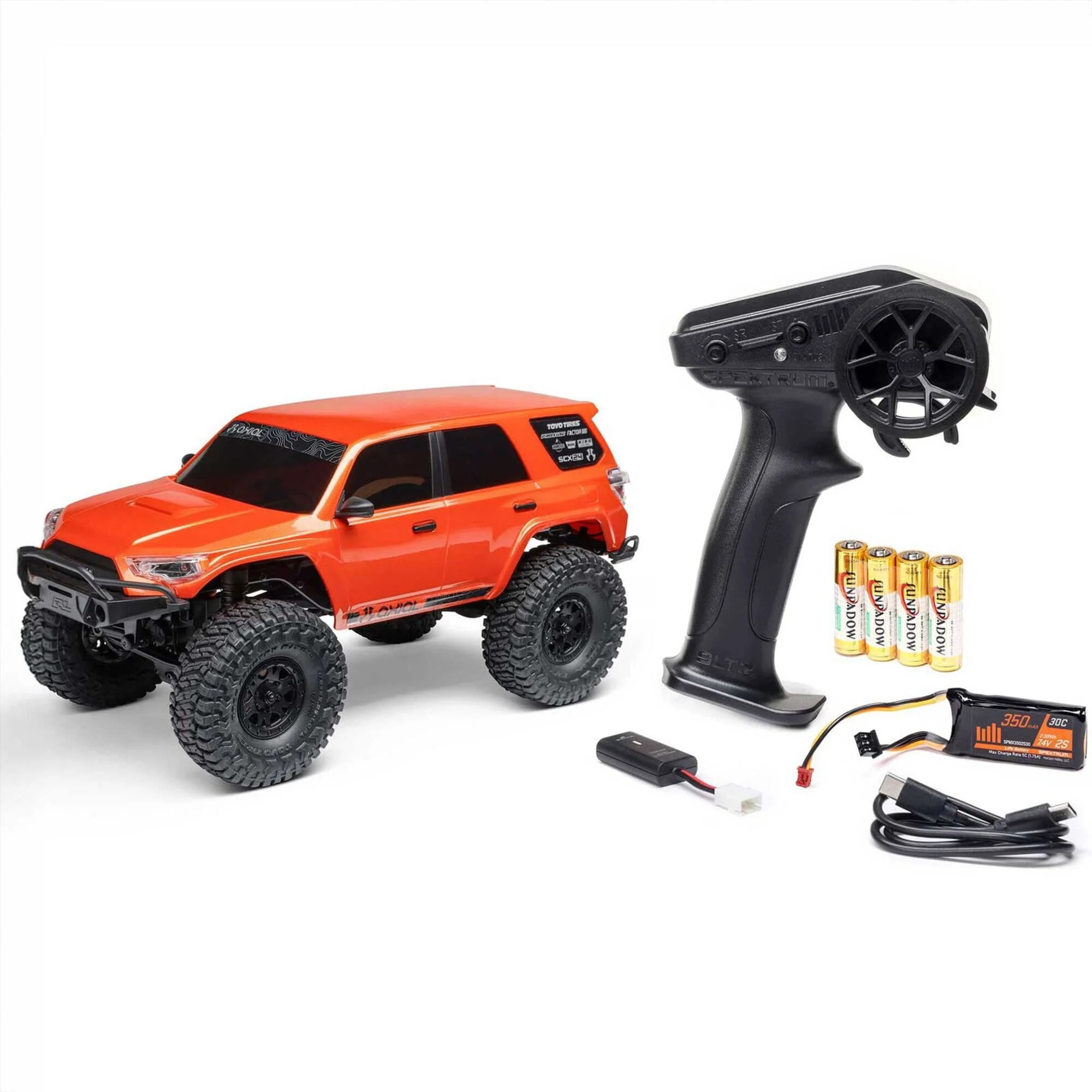Axial 1:24 RC Toyota 4Runner Rock Crawler RTR - orange