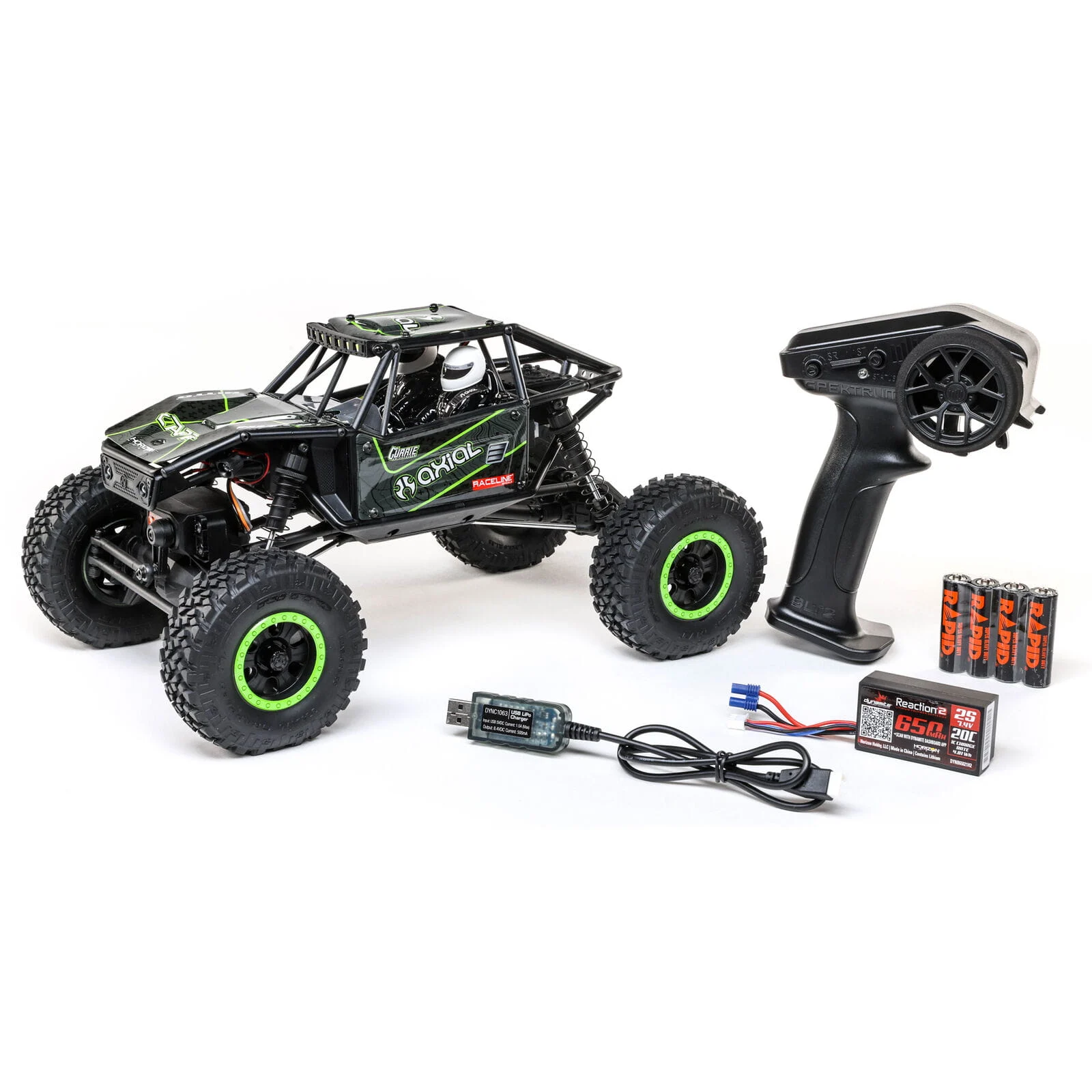 Axial RC Crawler UTB18 Capra Unlimited 1:18 4WD RTR schwarz