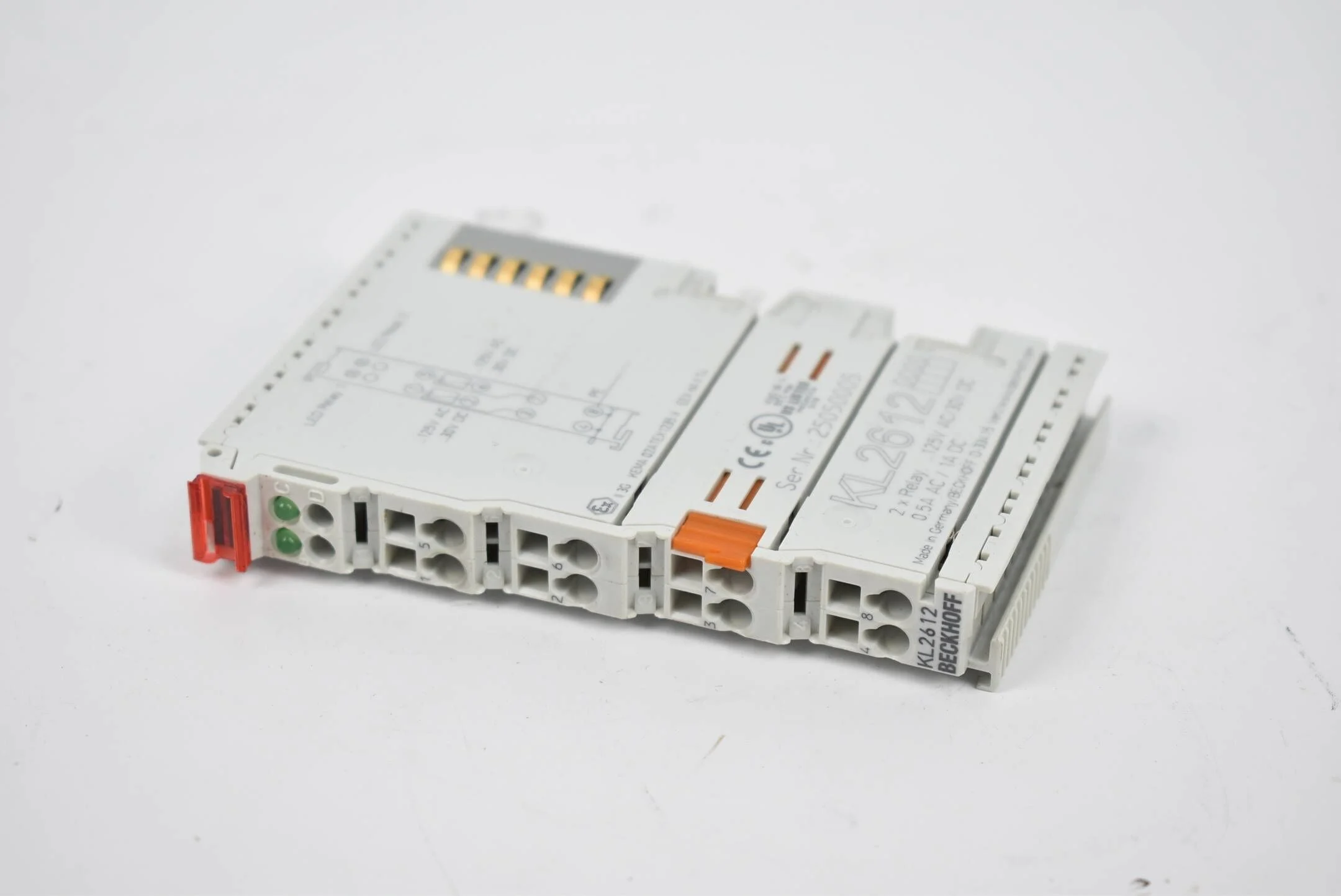 Beckhoff Busklemme 2 Kanal Relais Ausgang KL2612