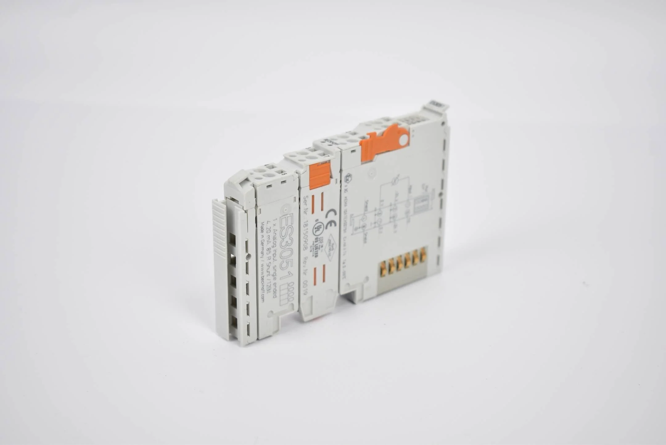 Beckhoff EtherCAT-Klemme 1-Kanal-Analog-Eingang 4-20mA 12Bit ES3051 ( ES 3051 )