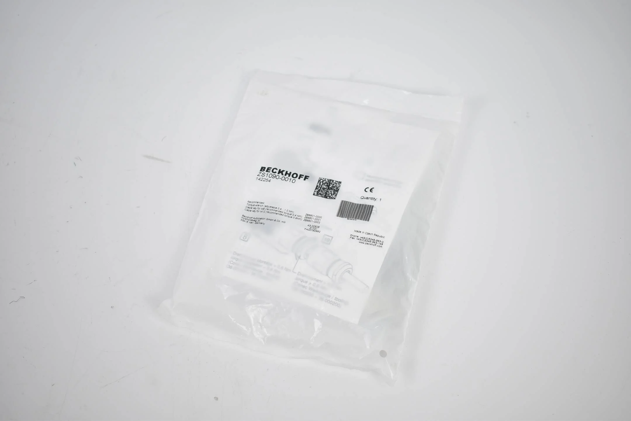 Beckhoff M12-Kuppung feldkonfektionierbar Ethernet/EtherCAT IP67 ZS1090-0010