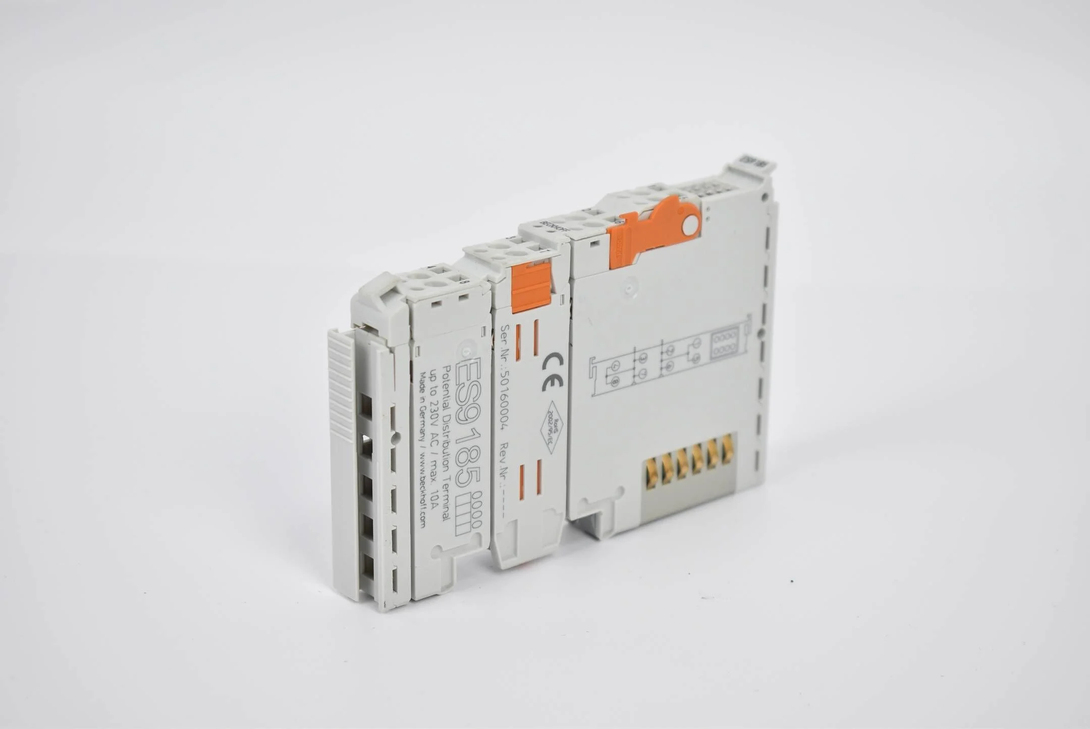 Beckhoff Potenzialverteilungsklemme 4 x 24 VDC 4 x 0 VDC ES9185 ( ES 9185 )