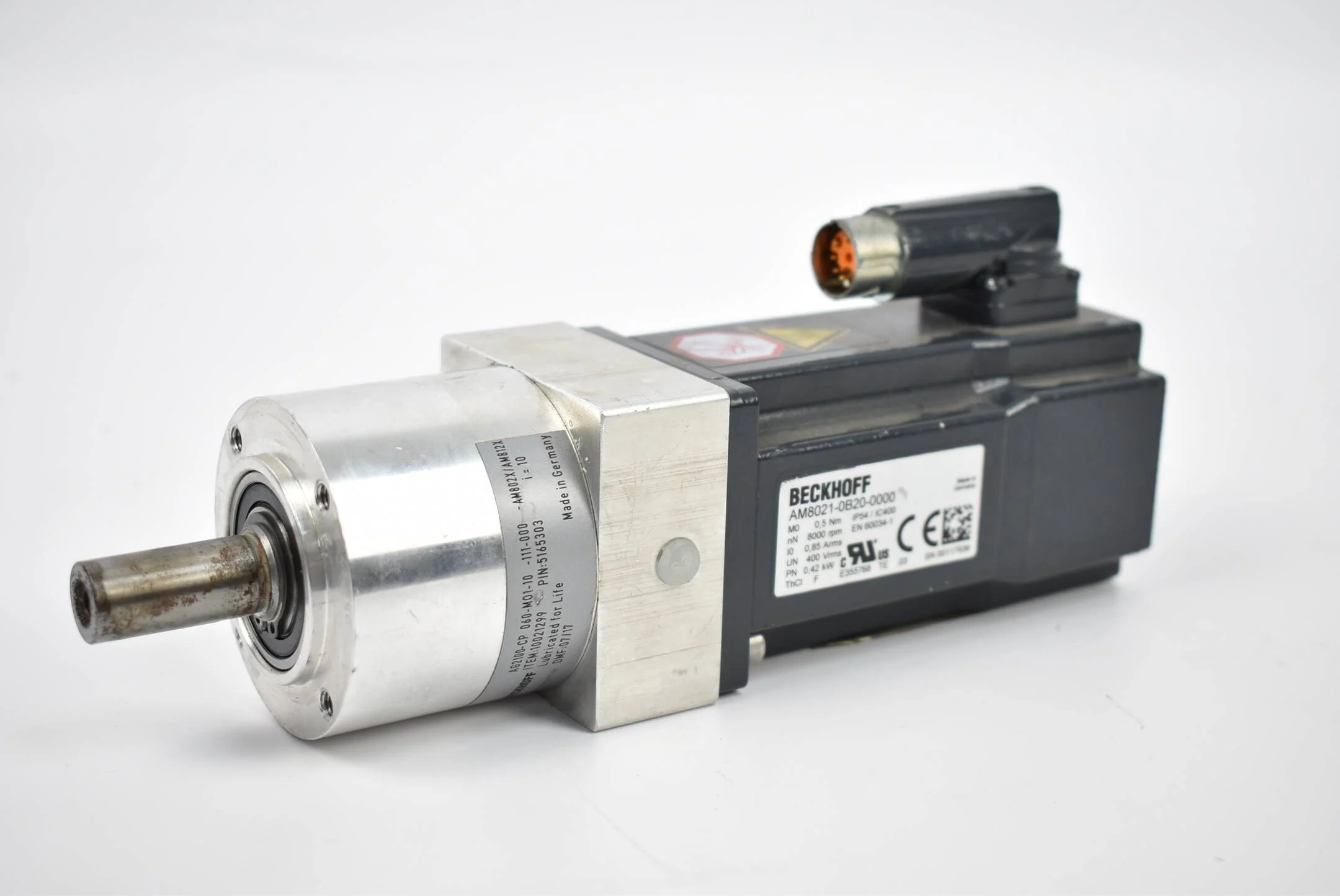 Beckhoff Servomotor AM8021-0B20-0000 + AG2100-CP 060-M01-10