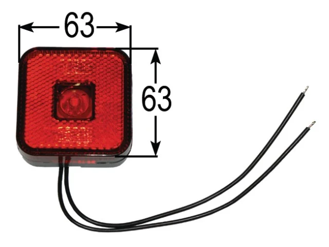 Begrenzungsleuchte rot LED