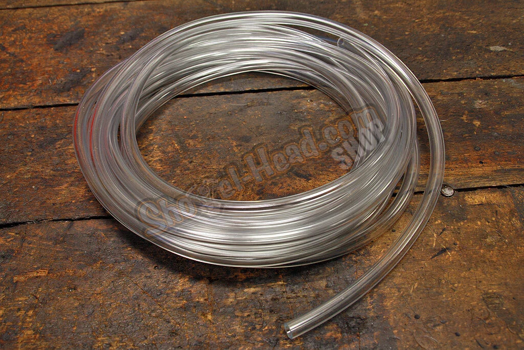 Überlauf- / Entlüftungsschlauch, Klar 1/4" ID, Meterware