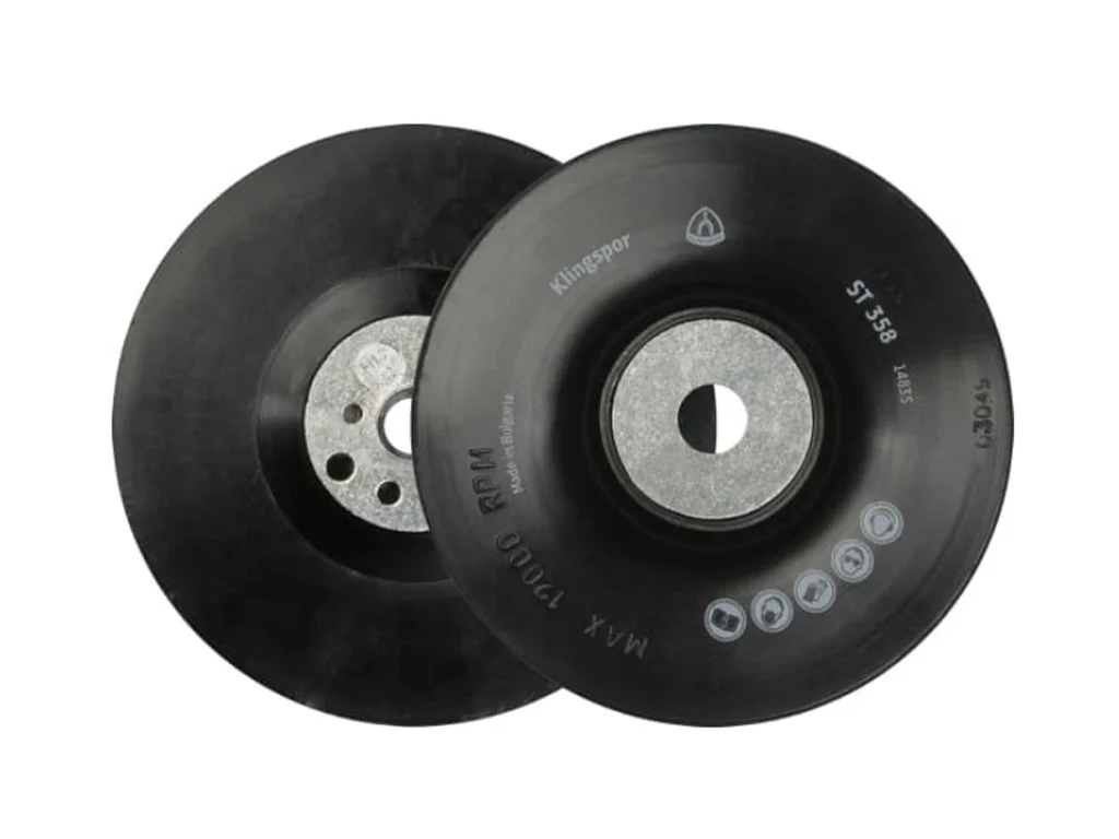 Bodenplatte 115mm M14 glatt flexibel ST358, KLINGSPOR