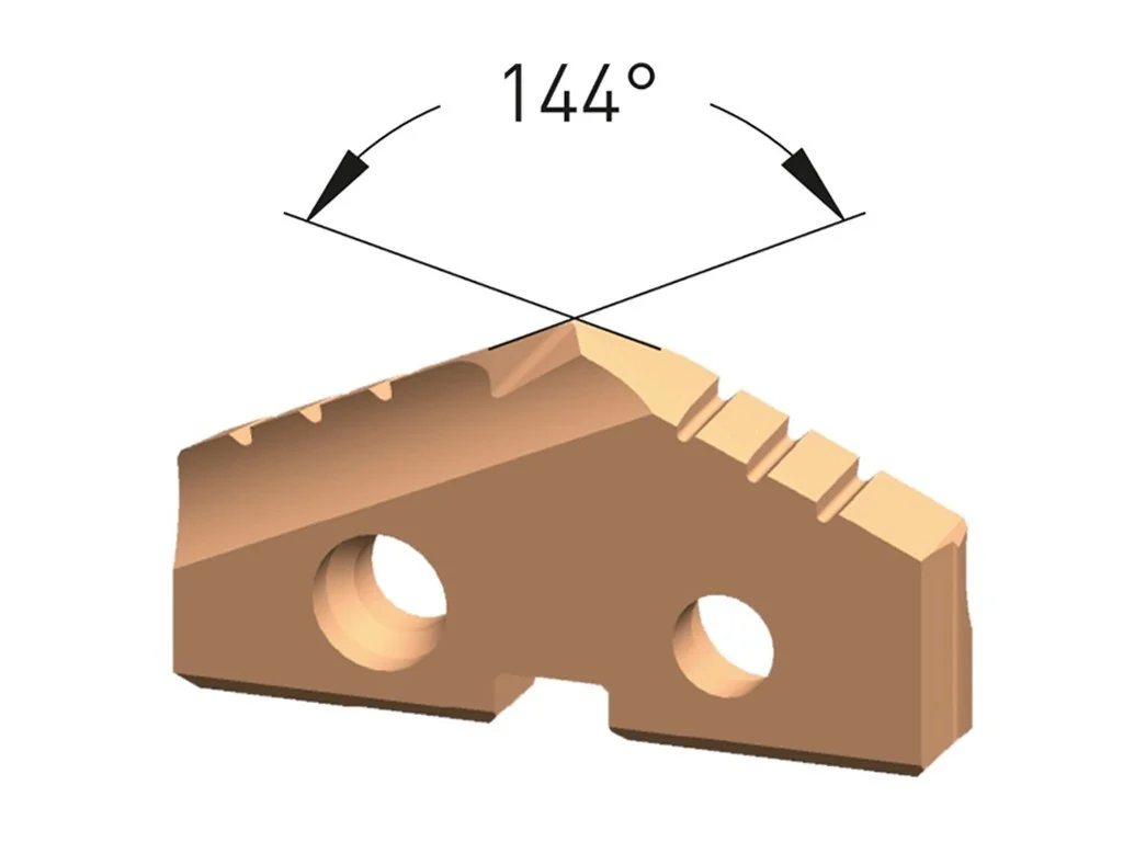 Bohreinsatz 94mm 144° HSSE-PM für Stahl, Edelstahl und Gusseisen, Karnasch