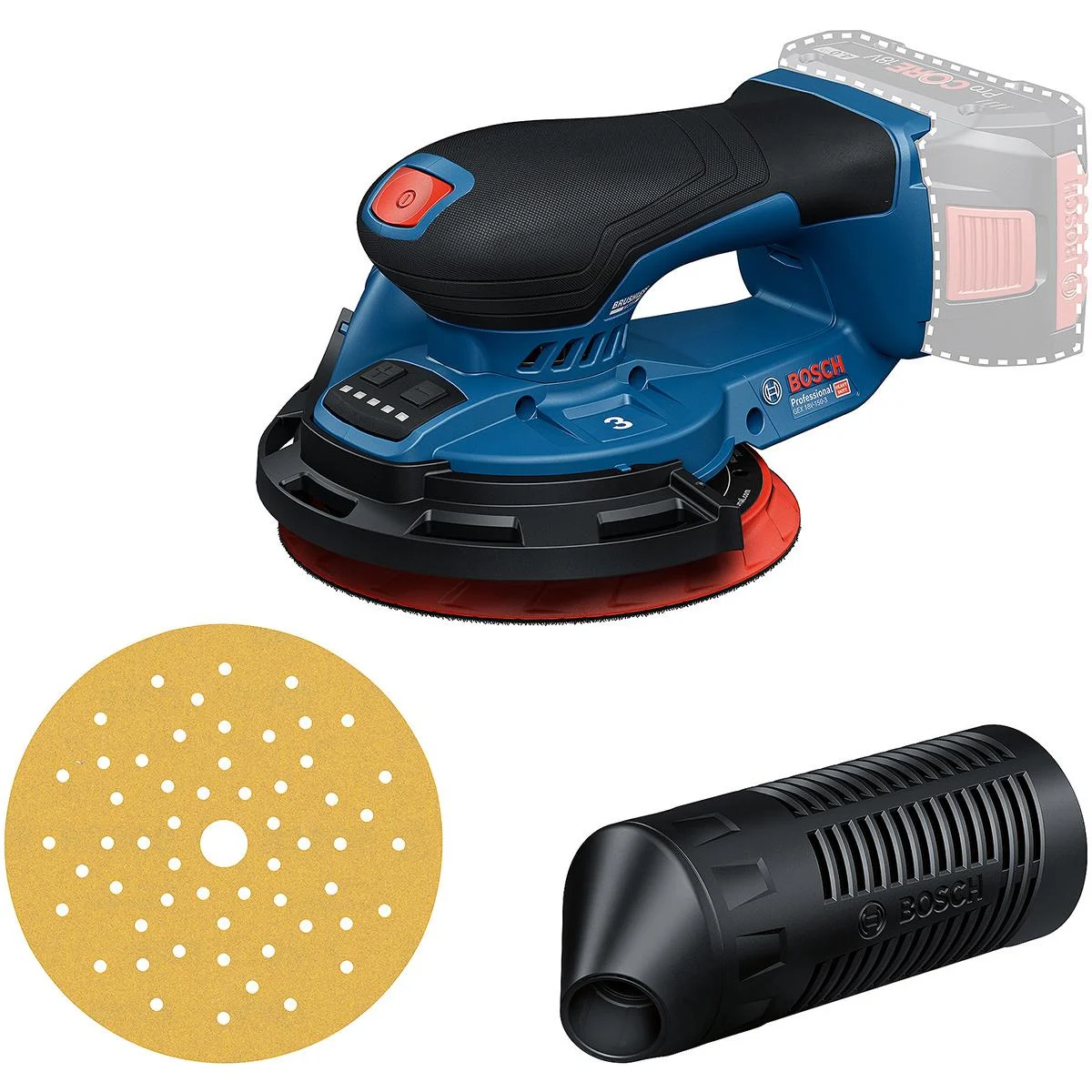 Bosch Akku-Exzenterschleifer GEX 18V-150-3