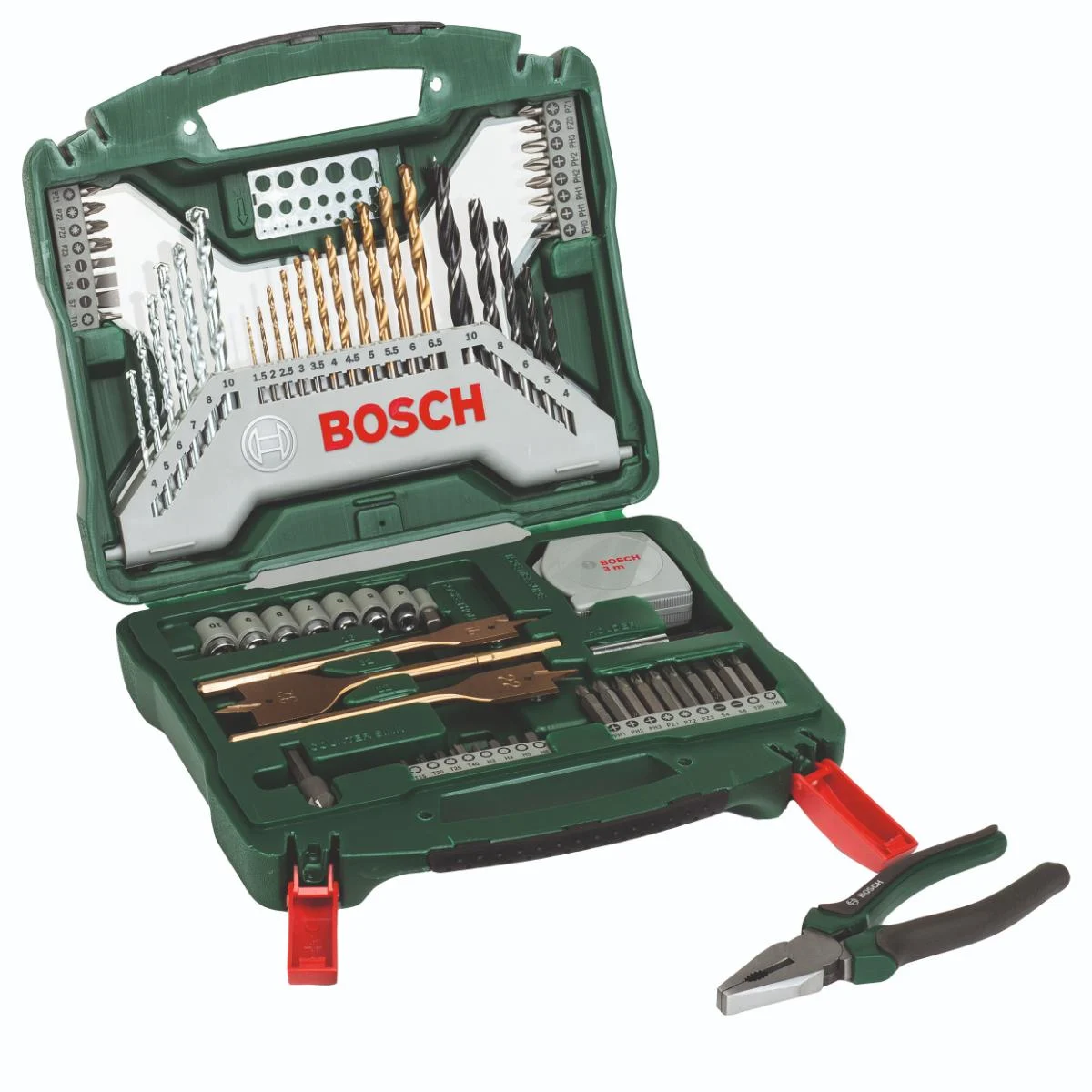 Bosch X-Line Zubehörkoffer Zangen, 70-teiliges Set