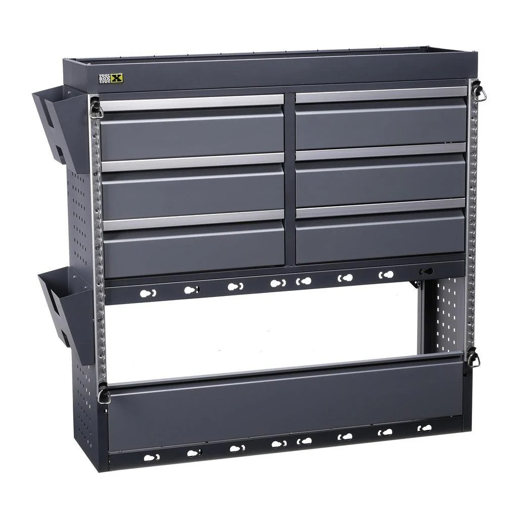 Bullram TOOLBOX4YOU Universal-Einbauschrank für Transporter mit 6 Schubladen - DVC06