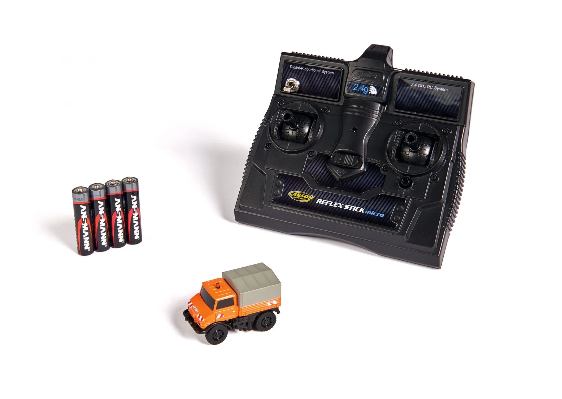 Carson 1:87 MB Unimog U406 Kommunal 2,4Ghz RTR