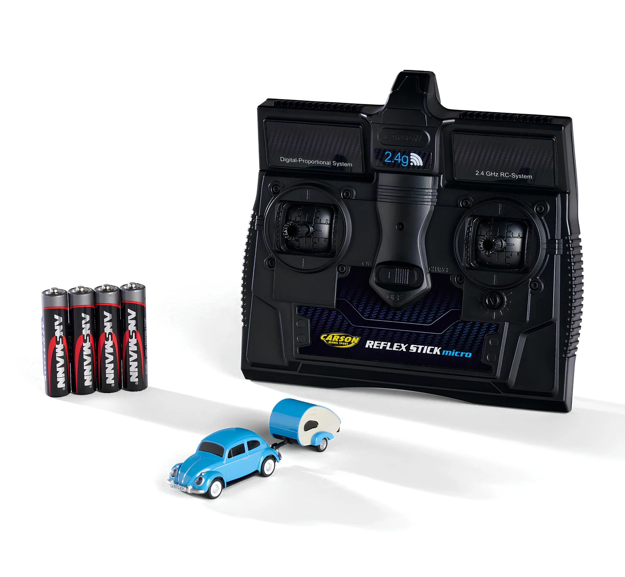 Carson 1:87 RC VW Beetle m. Anhänger 2,4Ghz 100% RTR