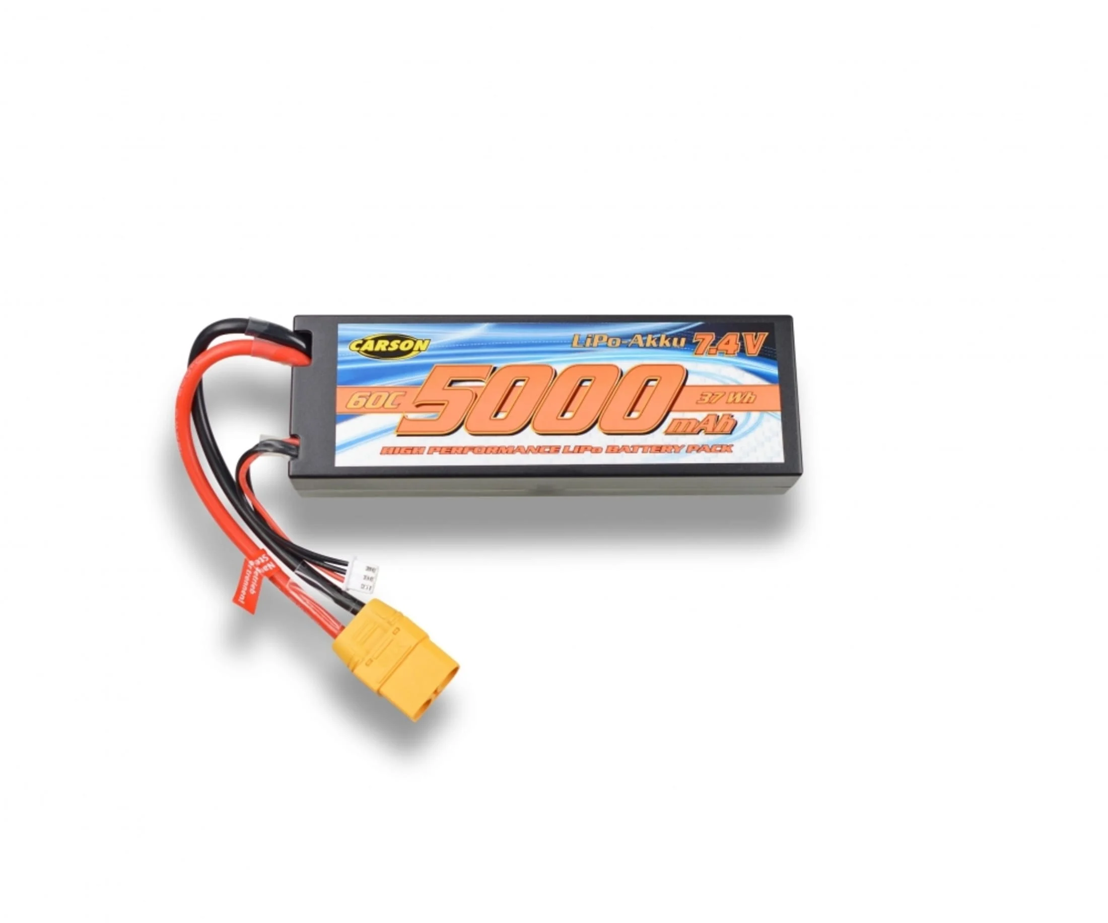 Carson 7,4V/5000mAh 60C LiPo Akku XT90