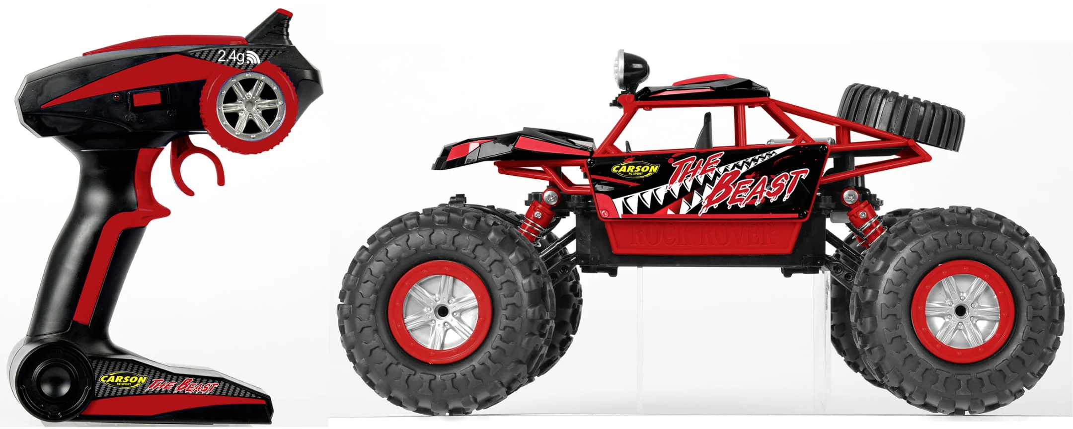 Carson RC The Beast Crawler 2.4Ghz RTR Komplett Set