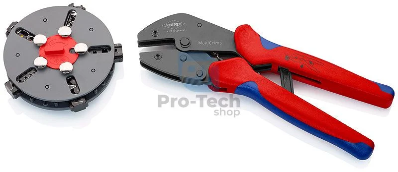 Crimpzange MultiCrimp 250mm mit 5 Crimpprofilen KNIPEX 13447